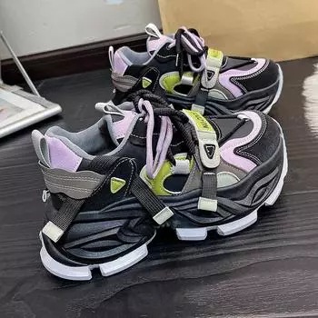 Мода на открытом воздухе Мода 2024 Высококачественная обувь для женщин Нескользящая новая однотонная осенняя женская вулканизированная обувь Zapatillas Mujer 35 хаки