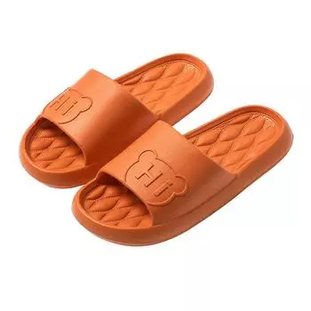 Мода НОВАЯ Летняя бытовая бытовая ванная комната на толстой подошве нескользящая износостойкая верхняя одежда модная обувь тапочки мужские 36-37fit35-36