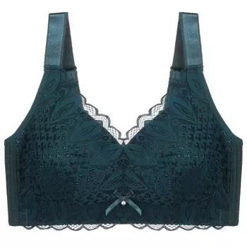 Мода Новая ультратонкая модель имеет двойную грудь и пышные чашки для сбора нижнего белья женщин. 36/80B красный