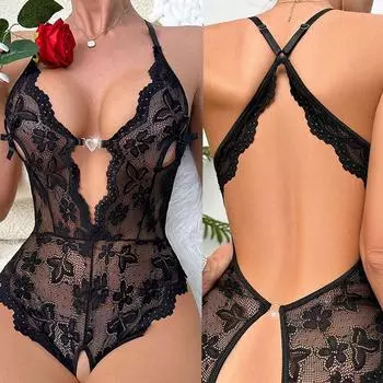 МОДА Новое летнее сексуальное нижнее белье 2000 года, топы, сексуальное женское прозрачное боди, кружевные чулки, комбинезон с открытой спиной, порно-боди XL
