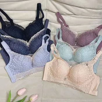 мода Новое нижнее белье цветной бюстгальтер сексуальный кружевной тонкий чашечка маленький бюстгальтер грудь ванильный бюстгальтер 70 красный