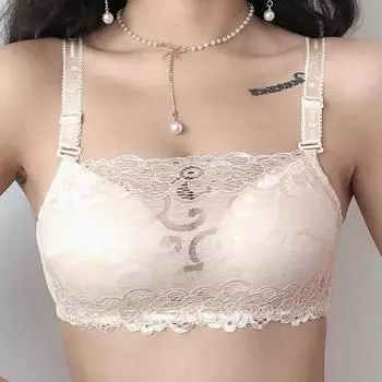 мода Новое нижнее белье женский большой бюстгальтер для груди без стального кольца верхняя поддержка средняя грудь удобный бюстгальтер бюстгальтер 70B красный