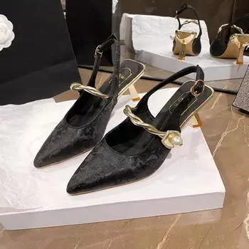 мода Новые летние модные туфли с острым носком и жемчугом Женские сексуальные женские сандалии Туфли-лодочки на высоком каблуке Банкетные женские туфли 35 бежевый