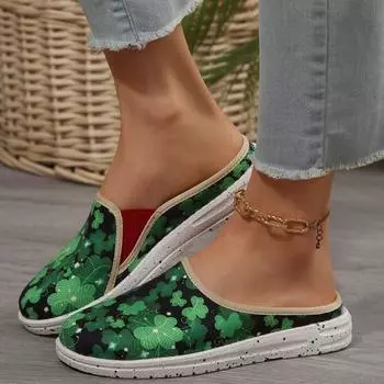 Мода Новые летние модные женские вулканизированные туфли Женские повседневные туфли на плоской подошве Удобные туфли на плоской подошве Удобная спортивная обувь для отдыха на открытом воздухе 36 зелёный