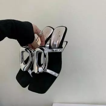 Мода Новые женские плоские тапочки с плетением и удобным бантом Женская обувь Повседневные тапочки Женская обувь Лето 35 чёрный