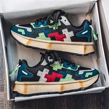 Мода Новый дизайн Модные мужские низкие кроссовки на платформе, увеличивающие рост Дизайнерская обувь Мужские повседневные кроссовки для мужчин Zapatillas De Hombre 39