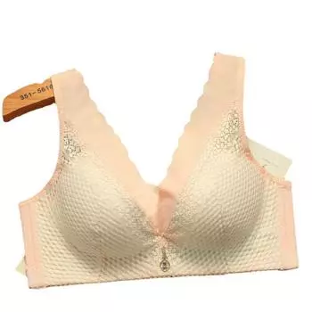 мода новый кружевной бюстгальтер для груди бюстгальтер большого размера сексуальный анти-легкий регулирующийся дышащий женское нижнее белье 75B красный