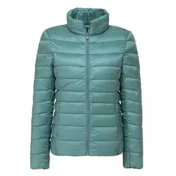 МОДА новый легкий и тонкий женский пуховик женский короткий воротник стойка женская зимняя одежда большой размер женский пуховик Одежда S белый