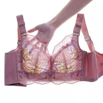 мода новый продукт чашка тонкая чашка нижнее белье большой размер полные мм без стального кольца анти-провисание сборка под грудью крышка 34/75B