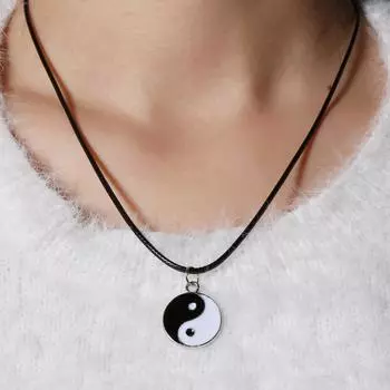 Мода Очарование Любителей Ожерелье Инь Ян Кулон Ожерелье Пара Сестра Дружба Ювелирный Подарок