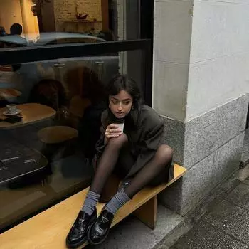 МОДА Однотонный блейзер Женский свободный ленивый стиль Повседневный костюм с широкими плечами и талией Темперамент Знаменитости Одежда S