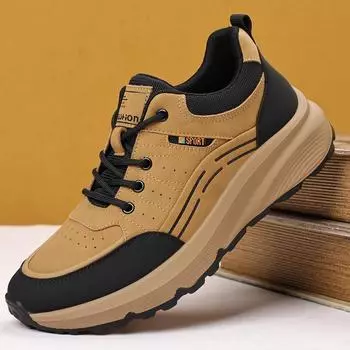 Мода Осень Новое поступление Мужская походная обувь для спорта на открытом воздухе Альпинизм Треккинг Охота Кроссовки Дышащие Водонепроницаемые Нескользящие 38 коричневый
