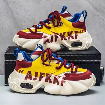 Мода осень зима мода кроссовки повседневные мужские дышащие увеличивающие рост кроссовки на платформе мужские хип-хоп дизайнерская обувь мужские кроссовки 39