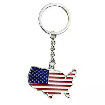 Мода Париж Рома Лондон Америка знак брелки металлические брелоки автомобильные пряжки для ключей аксессуары US Map