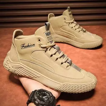 Мода PARZIVAL Горячие мужские кроссовки осень-зима кожаные ботинки повседневная обувь рабочая обувь водонепроницаемая мода Sapatillas para Hombre 39 чёрный