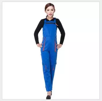 мода рабочая униформа рабочие комбинезоны мужские и женские защитные комбинезоны ремонтник лямки комбинезоны S коричневый