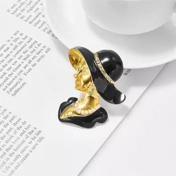 Мода ретро элегантная женская брошь ниша личность булавка женственность костюм корсаж женщины