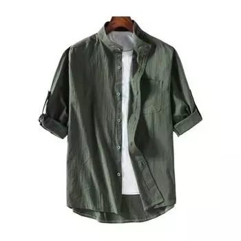 мода рубашка топ шикарный планка с пуговицами быстросохнущий кардиган рубашка простая повседневная тонкая свободная рубашка топ рубашка топ повседневная одежда M чёрный