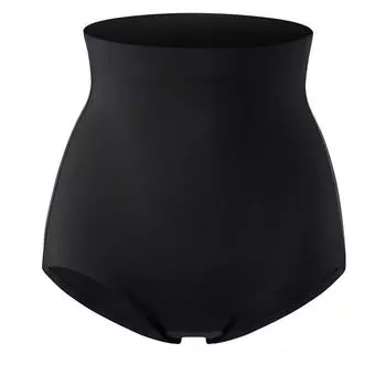 мода S-6XL трусики больших размеров 2 в 1 корректирующее нижнее белье с высокой талией и животом бесшовные женские трусики утягивающее нижнее белье корректирующее S серый
