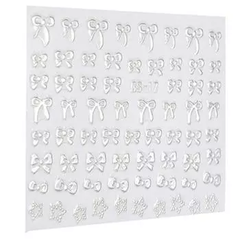 Мода сердце бантом ногтей наклейка наклейка для DIY маникюр украшения