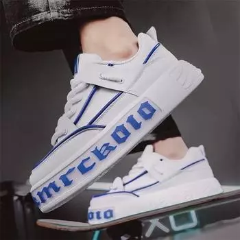 Мода SYTK 2024 Мужская обувь Новые дышащие парусиновые балетки Спортивные кроссовки Модные повседневные кроссовки для ходьбы и бега Zapatos Tenis Hombre 39 белый