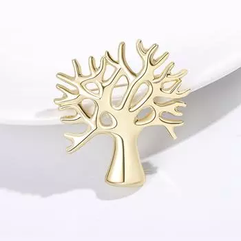 Мода Темперамент Корсаж Дерево Фортуны Брошь Воротник Булавка Аксессуары Для Одежды