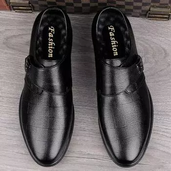 Мода Весна Осень Мужская официальная обувь 2024 Тренд Социальная обувь Мужская офисная официальная обувь 39 Дешевая ликвидация Элегантная и классическая 38