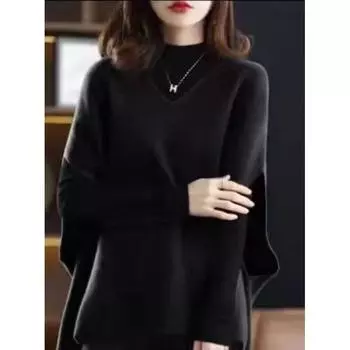 МОДА Вязаный свитер жилет жилет ранняя весна осень зима новый жилет женский многослойный жилет свободная верхняя одежда большая версия Одежда one size fits all красный