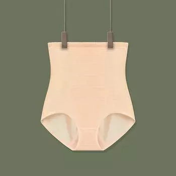 мода Высокое качество утягивающее нижнее белье с высокой талией женские послеродовые утягивающие брюки утягивающие талию бедра подъемные хлопковые трусы для девочек XL бежевый