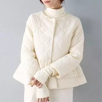 МОДА Высококачественная тяжелая промышленность Бисер Жемчуг Мода Теплая стеганая одежда Легкая стеганая одежда S