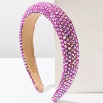 Мода в корейском стиле Губка Звездный Супер Блеск Повязка на голову Простая Универсальная Повязка для умывания волос