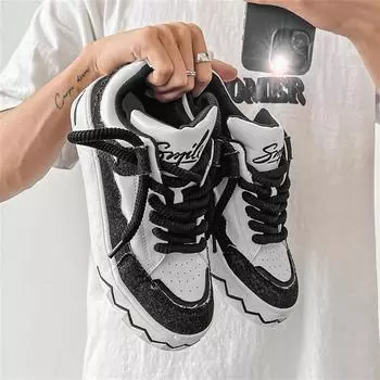 Мода в лесу Внешний вид увеличивает Красная пара обуви Женщина балетки Женские беговые кроссовки 45 Размер Спорт Толстый Tenix Популярные товары 35