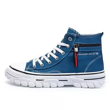 Мода весна лето мода новые мужские парусиновые туфли высокие парусиновые туфли на шнуровке повседневные кроссовки мужские с круглым носком туфли на плоской подошве с перекрестными шнурками 39