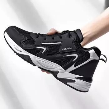 Мода весна осень новые мужские дышащие сетчатые увеличивающие рост спортивные туфли мужские беговые кроссовки для улицы обувь zapatillas hombre D67 39 красный