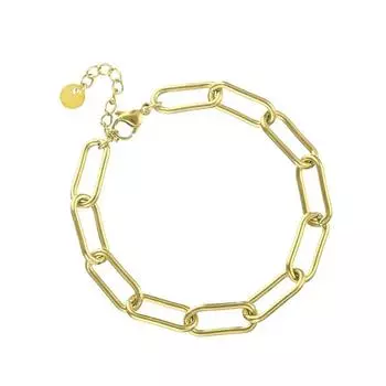 Мода Женщины Мужчины Щепка Цвет Золото Нержавеющая Сталь Круглые Часы Браслет Подарочные Ювелирные Изделия