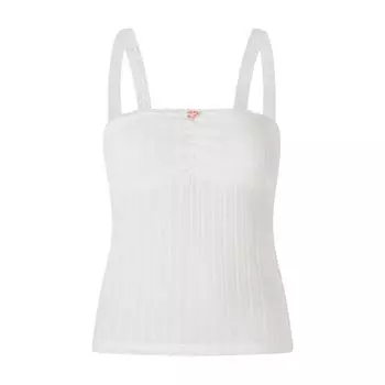 МОДА Женщины Y2k укороченный топ женский летний облегающий жилет с бретельками белый без рукавов спинки кружевная отделка облегающие топы 00s уличная одежда S белый