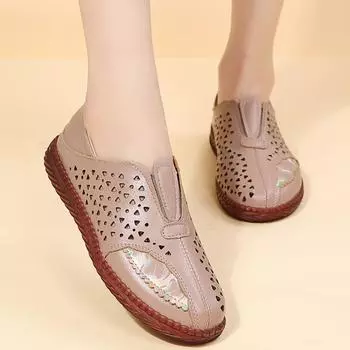мода Женская мода Милая мягкая удобная весенняя обувь на плоской подошве Женская повседневная летняя легкая обувь Пляжная подошва 35 чёрный