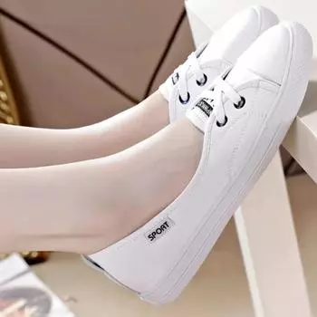 мода женская обувь 2024 мода базовые женские туфли на плоской подошве для отдыха на открытом воздухе повседневные туфли на плоской подошве женские туфли с эластичной резинкой неглубокие туфли без застежек на мягкой подошве женские 34 белый
