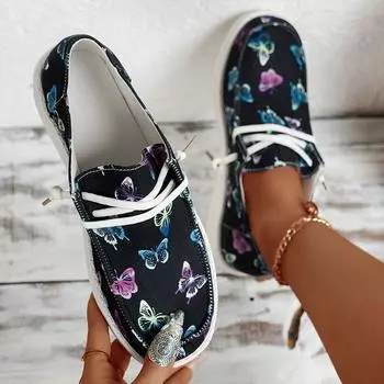 мода Женская обувь на плоской подошве Женская обувь Повседневная обувь для ходьбы Летний тренд Мода Уютная обувь для бега 36
