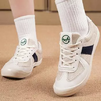 мода женская обувь плоские кроссовки женские 2024 тренд спортивная обувь белые повседневные Zapatillas Mujer Breather женская повседневная обувь теннис женский 39 бежевый