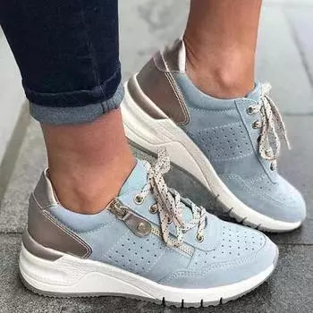 мода женские модные кроссовки удобные женские вулканизированные туфли на шнуровке женские повседневные туфли новые черные женские кроссовки Zapatos De Mujer 35 серый