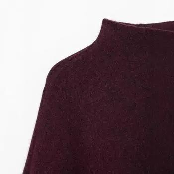 МОДА зима новый ветер асимметричный вязаный плащ куртка Одежда One Size