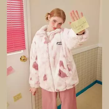 МОДА зимняя новая модная брендовая куртка с воротником-стойкой и имитацией овечьего флиса для мужчин и женщин повседневная утепленная хлопковая утепленная модная M80-55kg