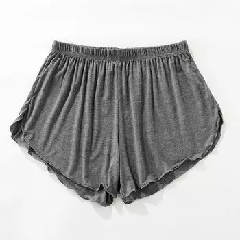 Modal Loose Fashion Tape Shorts Safe Shorts Dark gray 2XL (70.00 kg-80.00 kg recommended