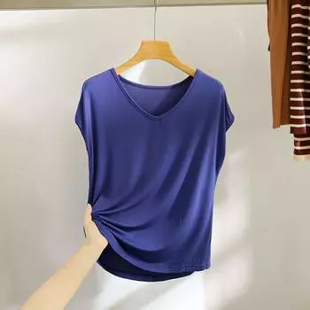 Модальная тонкая однотонная повседневная майка без рукавов Cowboy Blue XL (60.00 kg-70.00 kg recommended