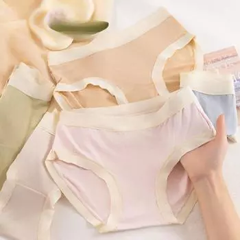 Модальные трусики Nude Oxygen женские мягкие, приятные для кожи, дышащие, антибактериальные, с утягивающим эффектом, трусики для девочек M