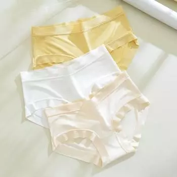 Модальные трусики женские, легкие и бесчувственные, антибактериальные, хлопковые, дышащие и удобные, нижнее белье M