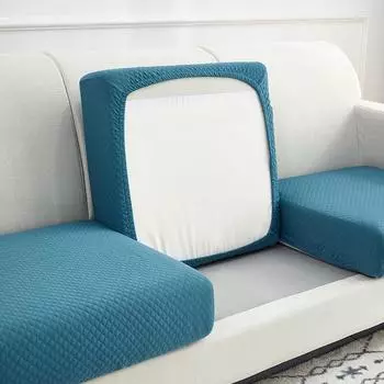 Модальный жаккардовый чехол для подушки на сиденье дивана, чехол на сиденье стула, эластичные съемные чехлы для дивана, протектор для гостиной, 1/2/3/4 местный Back cushion cover розовый