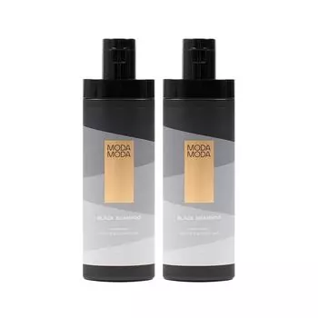 MODAMODA BLACK SHAMPOO 2 Седые волосы волосы на голове преждевременная седина корейская косметика (Набор 100г) краситель, гипоаллергенный, уход, уход, уход, без силикона,