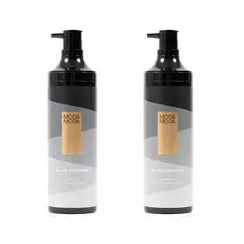MODAMODA BLACK SHAMPOO x 2 флакона Седые волосы волосы на голове преждевременная седина Корейская косметика x 2 флакона (300г набор) краситель, гипоаллергенный, уход, забота,